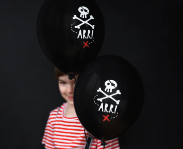 Preview: Latexballons - SET: Piraten - je ø 30cm (6 Stück)